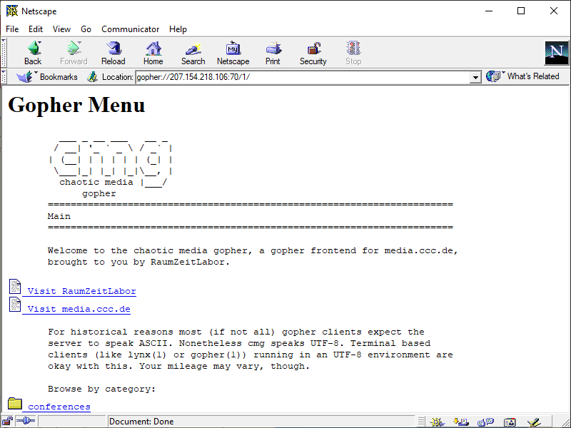 Netscape Communicator 4.5
